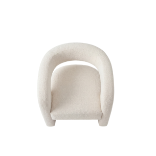 Butaca Bouclé blanco roto