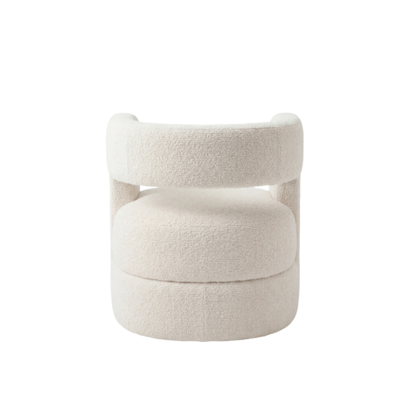 Butaca Bouclé blanco roto