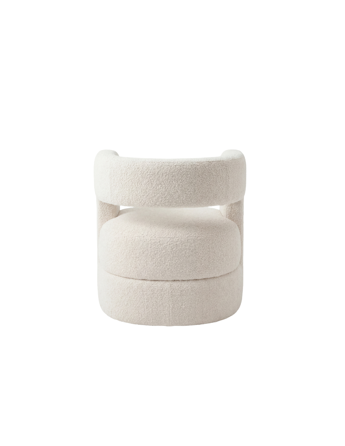 Butaca Bouclé blanco roto