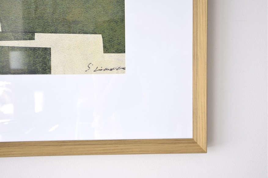 cuadro perspectiva n2. enmarcado cristal