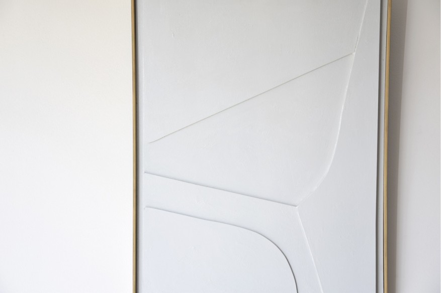 cuadro relieve gris claro n1