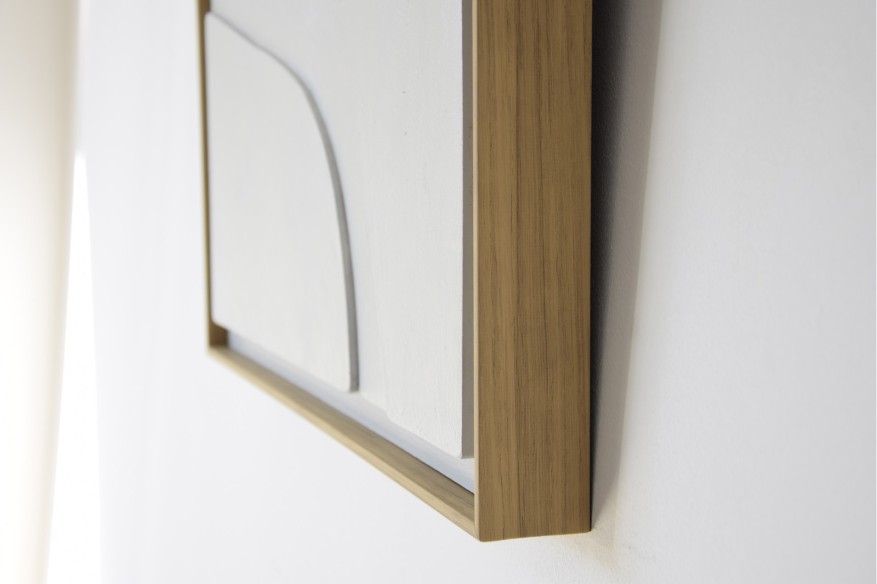 cuadro relieve gris claro n1