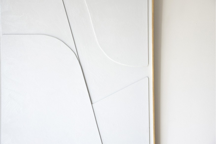 cuadro relieve gris claro n2