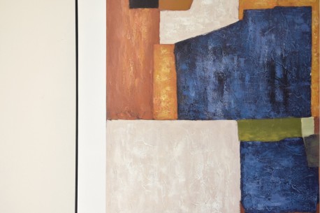 cuadro mostaza azul ocre N.1 2