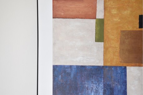 cuadro mostaza azul ocre N.2 2
