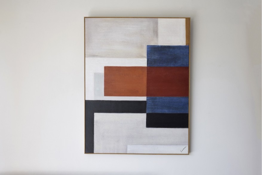 cuadro superposición ocre azul gris n1