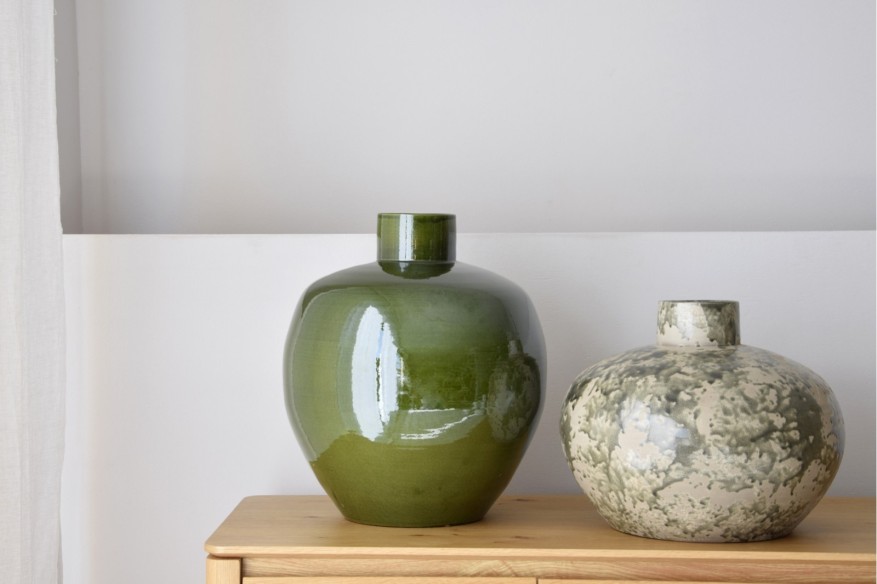 Jarrón cerámica colección arume. alto