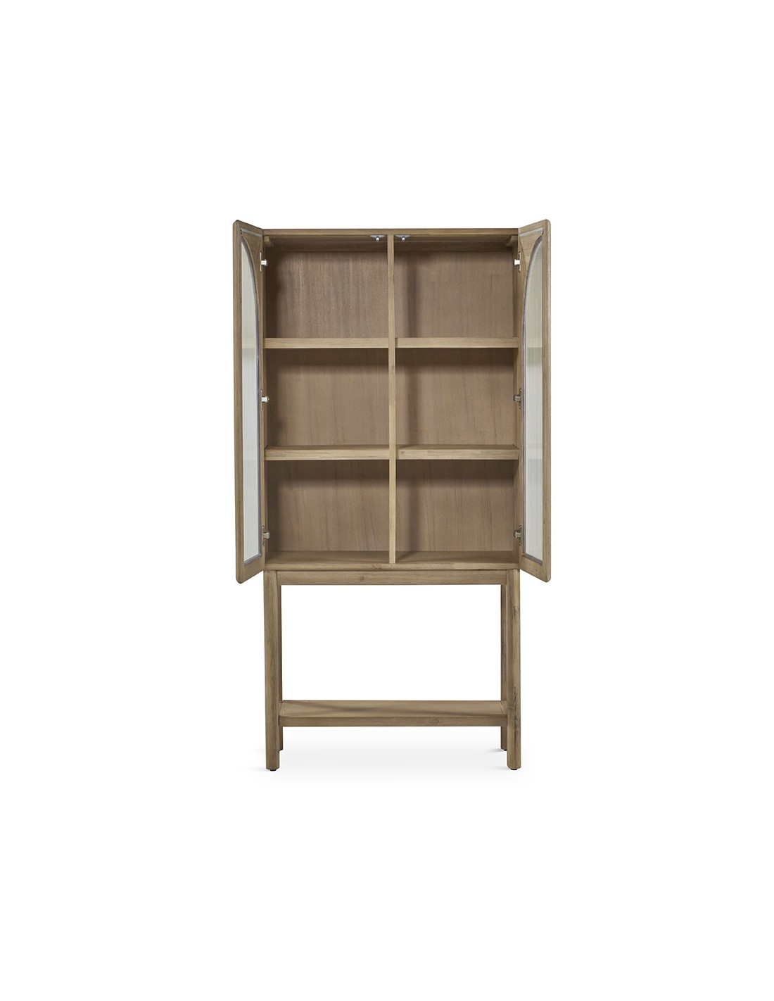 Vitrina madera natural Launa