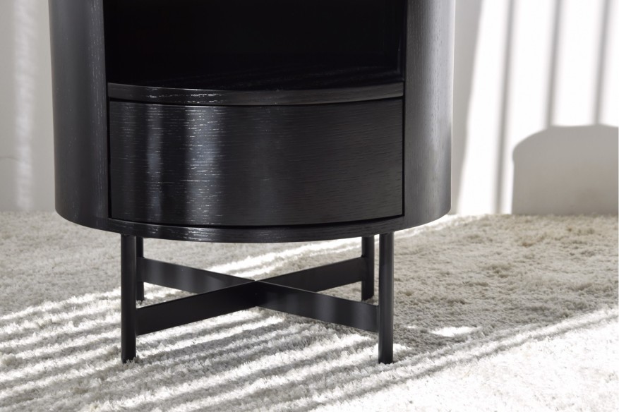 Mesa auxiliar redonda N55 Naiara