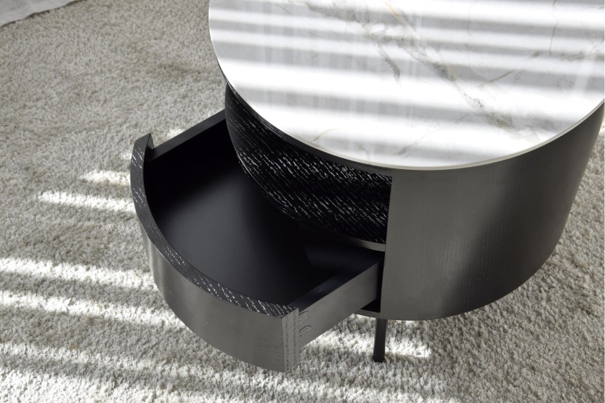 Mesa auxiliar redonda N55 Naiara