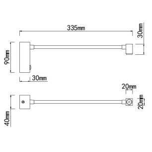 Aplique Lector LED 2