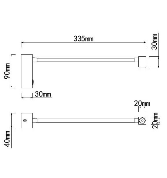 Wall Lamp LED Reader