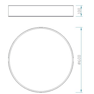 Plafón LED Redondo Pequeño 2