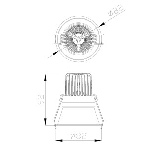 Foco Empotrable LED 2