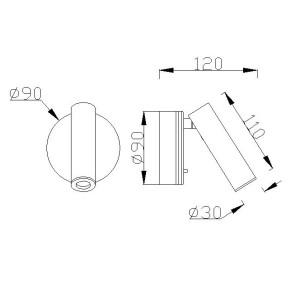 Aplique Lector LED 2