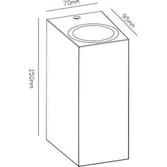 Aplique exterior IP54