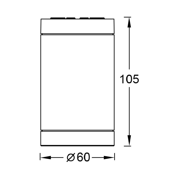 Plafón exterior GU10 1 Luz IP54