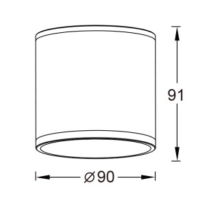 Ceiling lamp Outdoor GU10 1 Light IP54 2