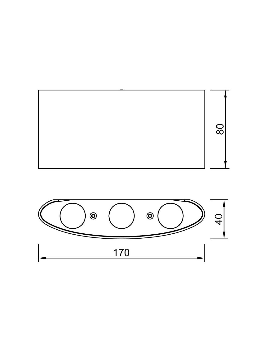Aplique exterior LED IP54