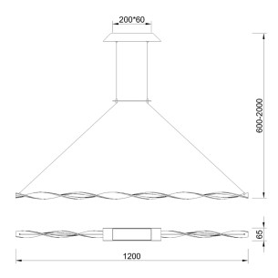 Pendant Lamp LED line 2