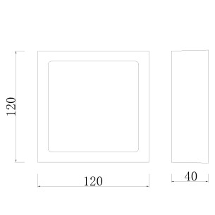 Surface LED Square 2