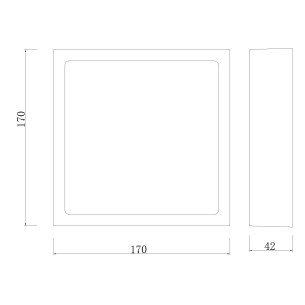 Surface LED Square 2