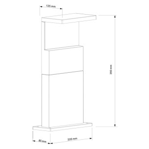 Over Wall lamp Outdoor LED 13W 3000K IP65 2