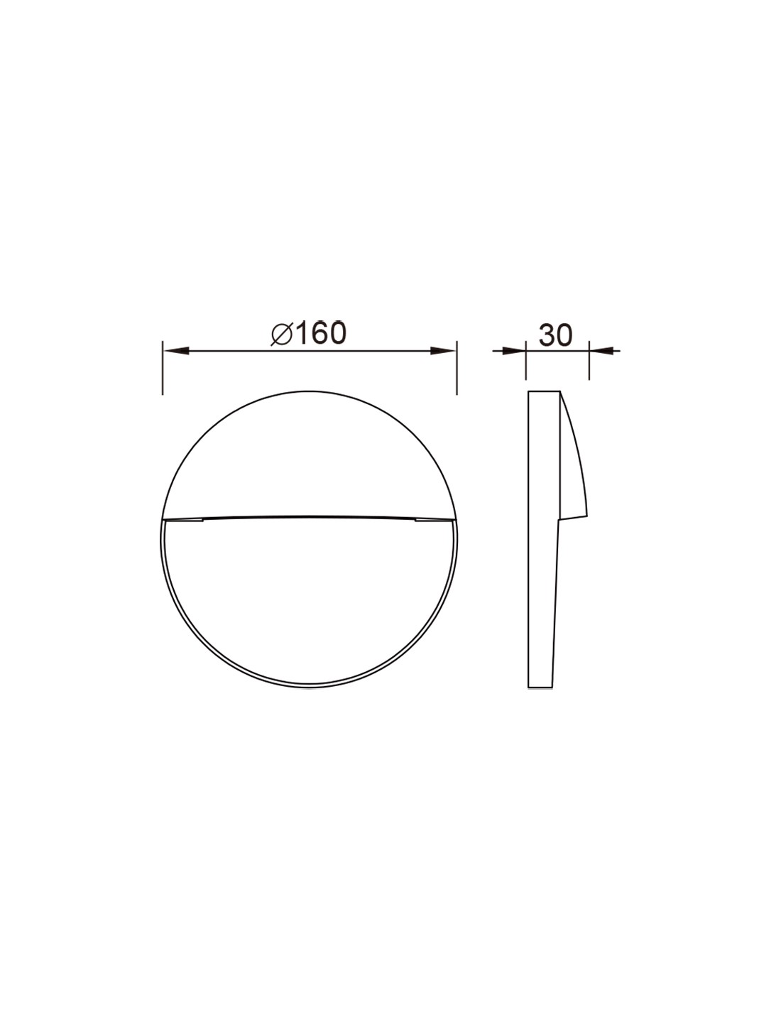 Señalizador exterior LED IP54