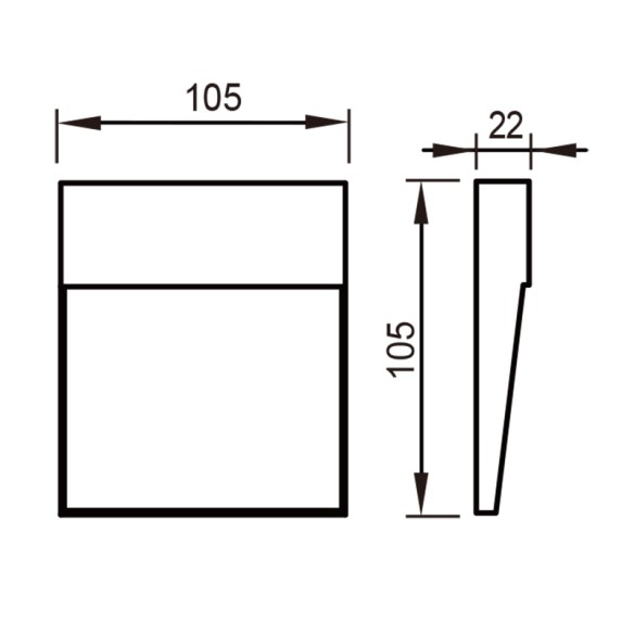 Wall Step Light Outdoor LED IP54