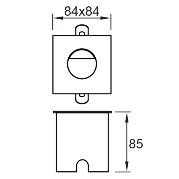 Señalizador exterior LED IP65