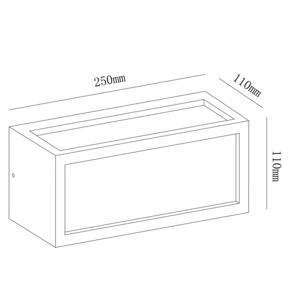 Wall lamp Outdoor E27 1 Light IP65