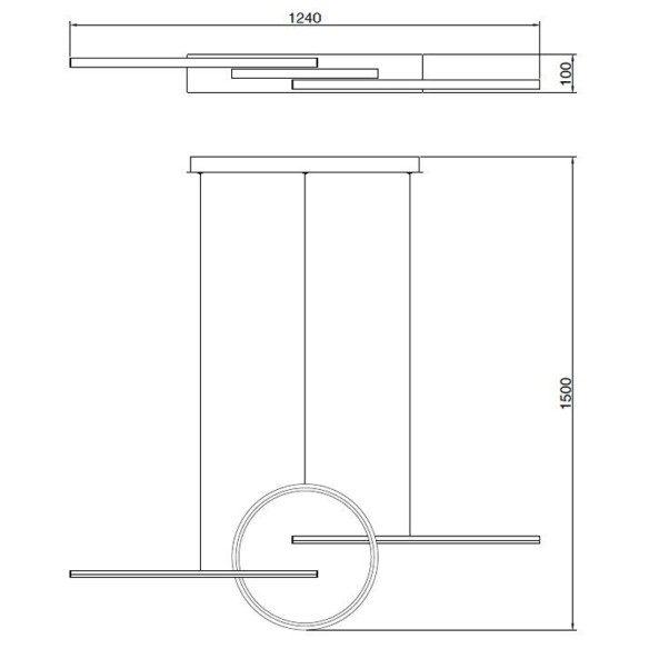 Pendant Lamp LED 50W 3000K