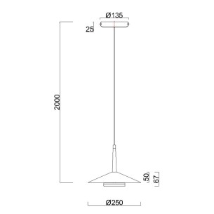 Lámpara LED 8W 3000K 2
