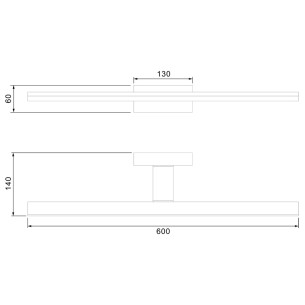Aplique LED 16W 4000K IP44 2