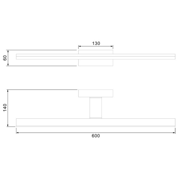 Aplique LED 16W 4000K IP44