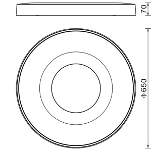 Plafón LED 100W 2700K-5000K Control Remoto 2