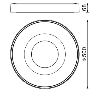 Plafón LED 80W 2700K-5000K Control Remoto 2