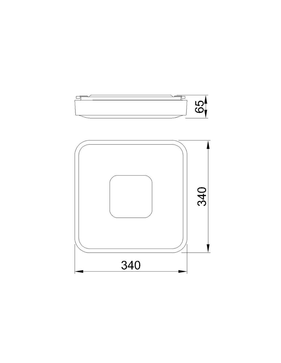 Ceiling Lamp LED 56W 2700K-5000K Remote Control