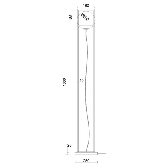 Pie De Salón 1 Luce Pequeño