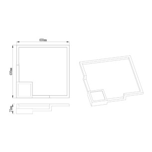 Aplique LED 25W 3000K Dimable 2