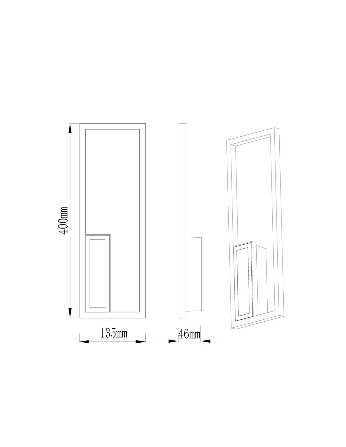 Wall Lamp LED 21.5W 3000K