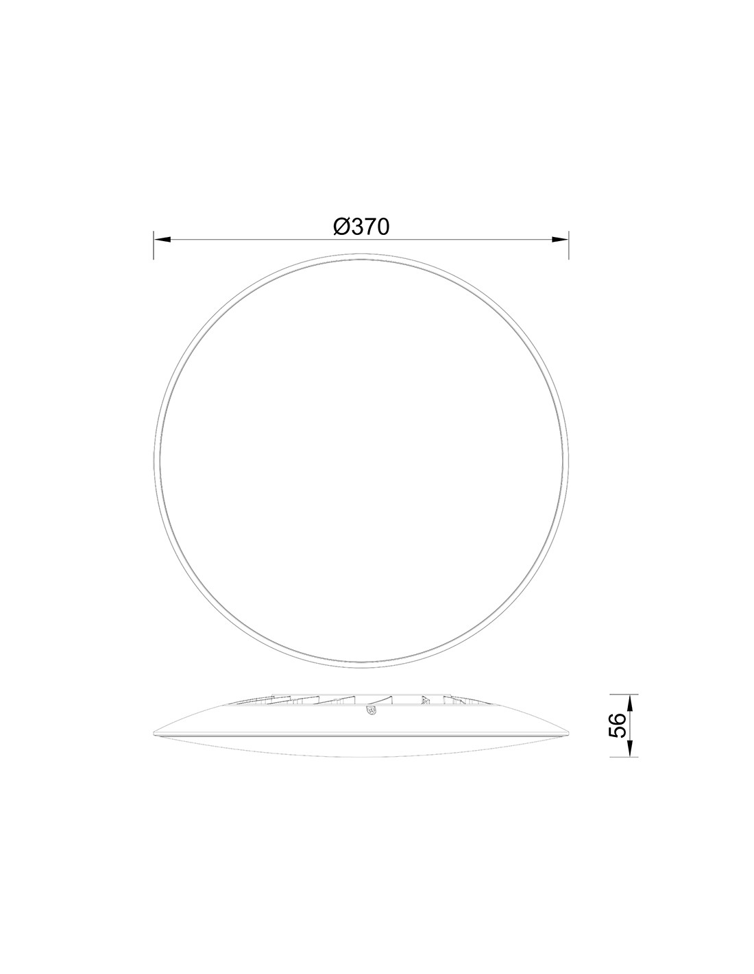 Ceiling Lamp LED 24W 3000K