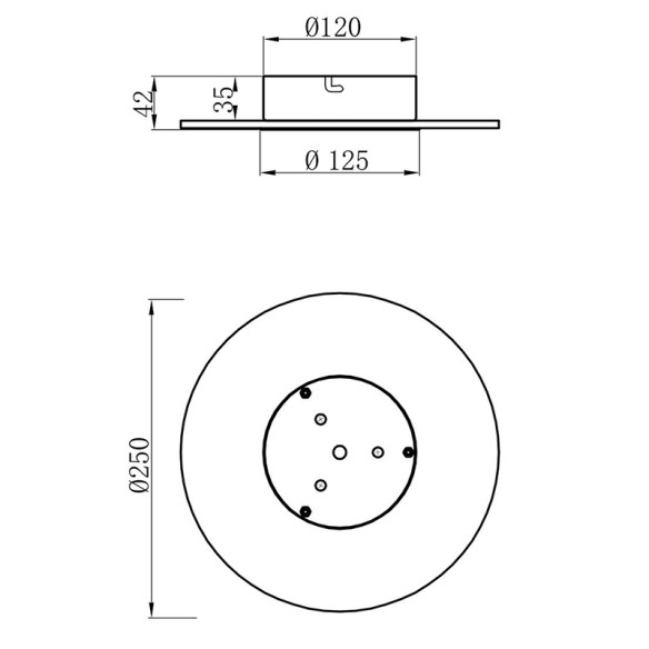 Aplique LED 12W 3000K