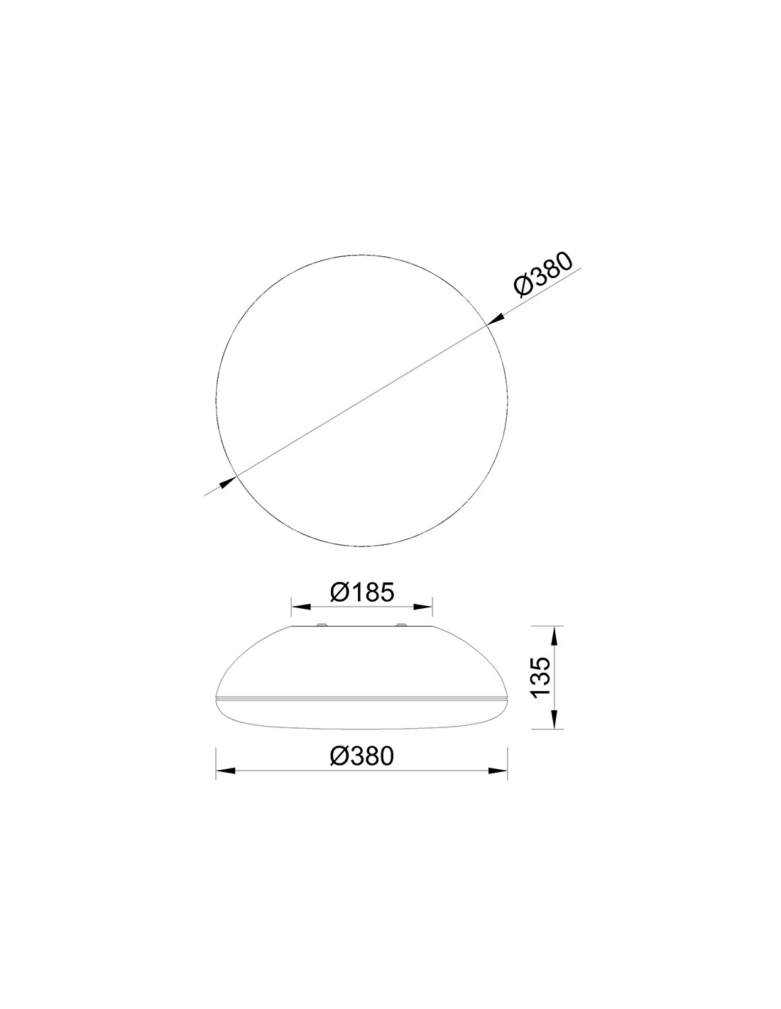 Ceiling Lamp 4 Lights