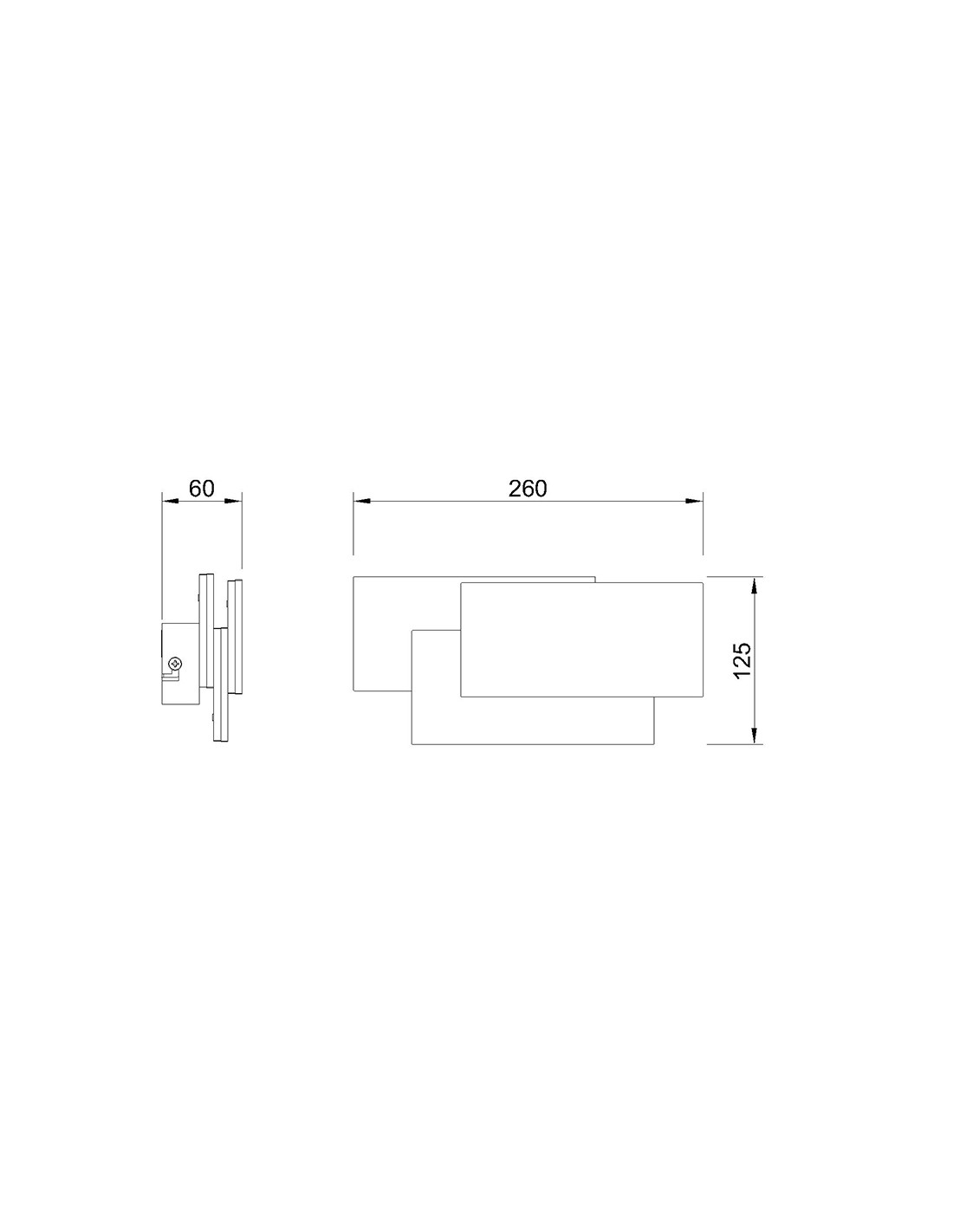 Aplique LED 12W 3000K