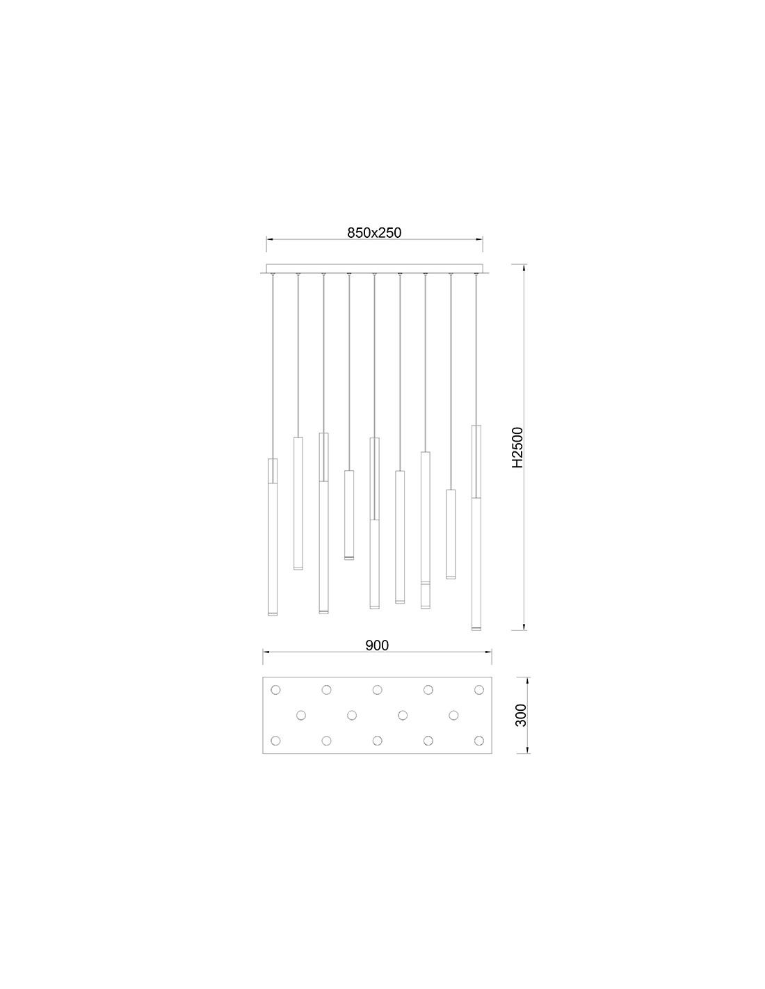 Pendant Lamp LED 84W 3000K