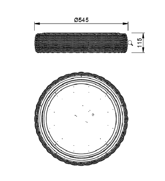 Ceiling Lamp LED 50W 2700K/4000K/5000K