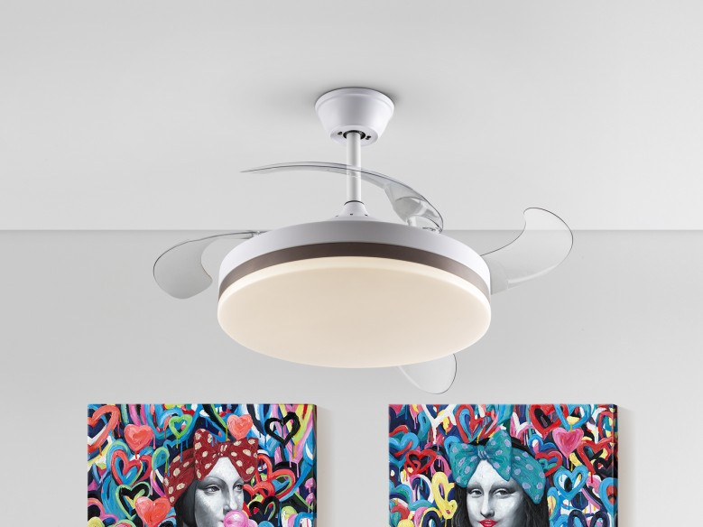 VENTO - DIMMABLE WHITE FAN