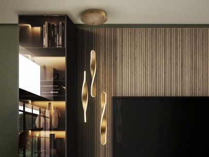 TWIST - LAMP 3L GOLD