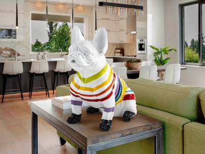 FRENCHI - WHITE FRENCH BULL - STRIPES